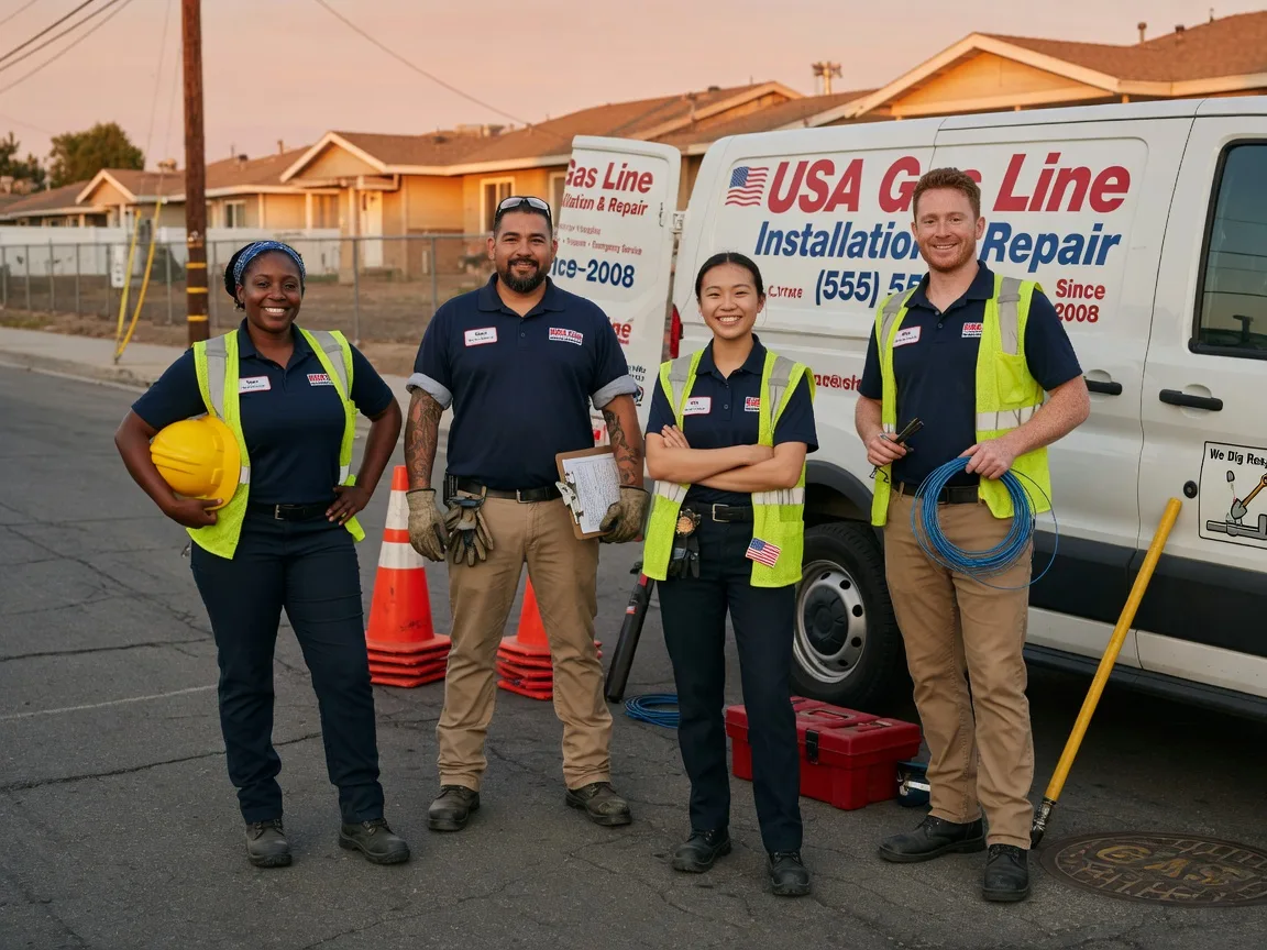 Gas Line Installation company in Bushton, KS